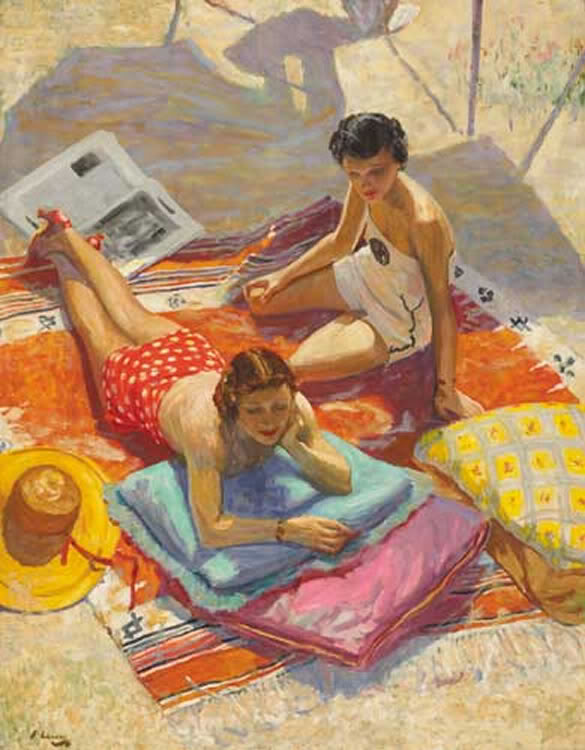 lavery_sunbathers_1936